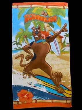 Scooby Doo Surfer Children Kids Beach Towel 30” x 57” 100% Cotton